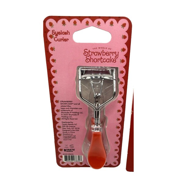 Strawberry Shortcake Makeup Brush & Lip Gloss Bundle Set | Cosmetic Gift Lot | - Picture 9 of 9